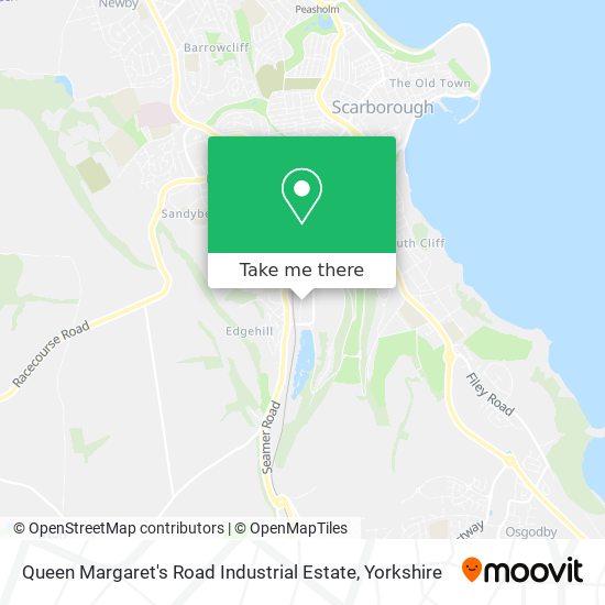 Queen Margaret's Road Industrial Estate map