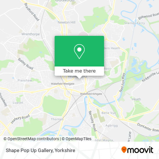 Shape Pop Up Gallery map