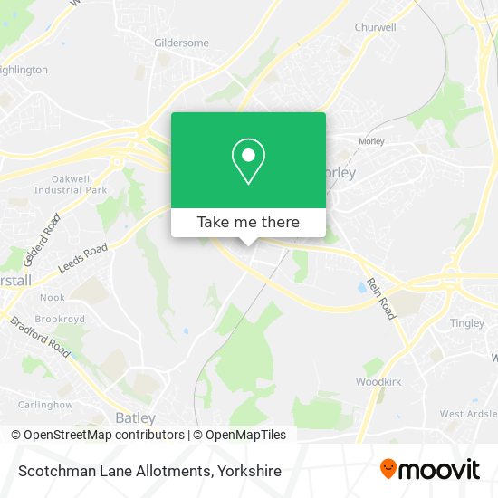 Scotchman Lane Allotments map