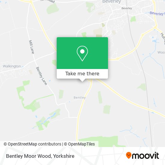 Bentley Moor Wood map