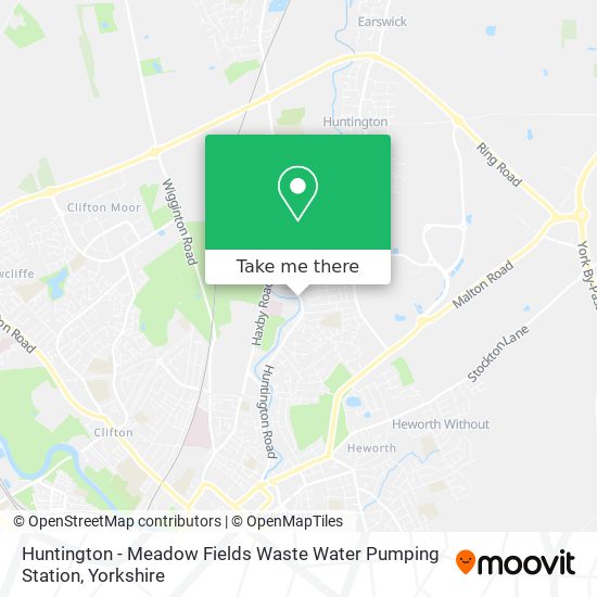 Huntington - Meadow Fields Waste Water Pumping Station map