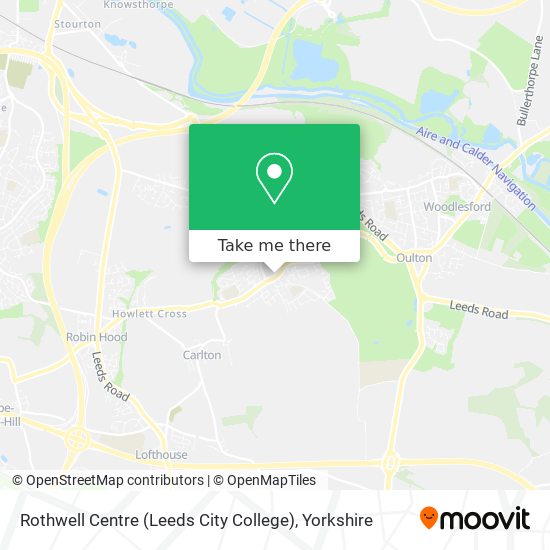 Rothwell Centre (Leeds City College) map