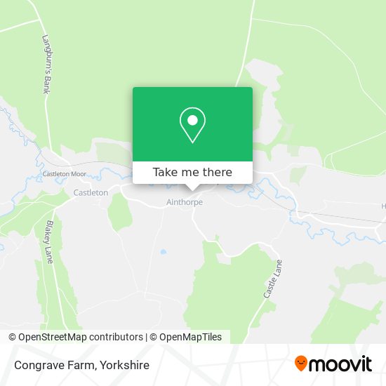 Congrave Farm map