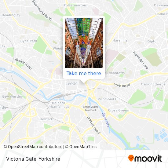 Victoria Gate map