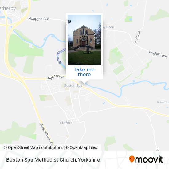 Boston Spa Methodist Church map