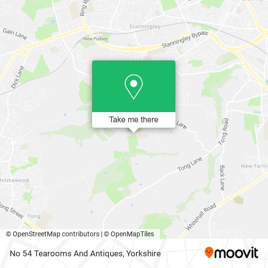 No 54 Tearooms And Antiques map