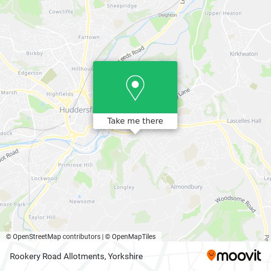 Rookery Road Allotments map