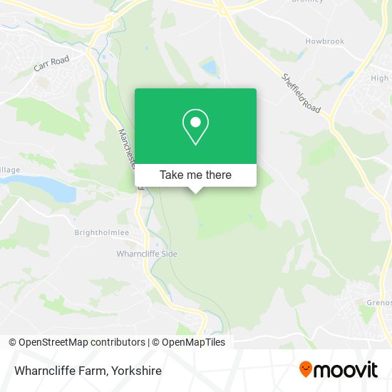 Wharncliffe Farm map