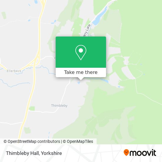 Thimbleby Hall map