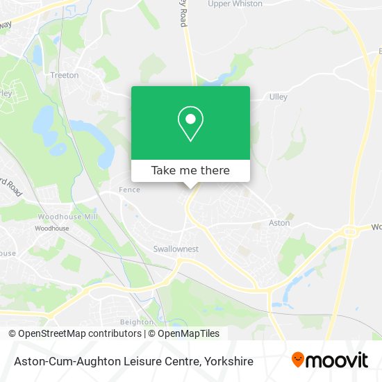 Aston-Cum-Aughton Leisure Centre map