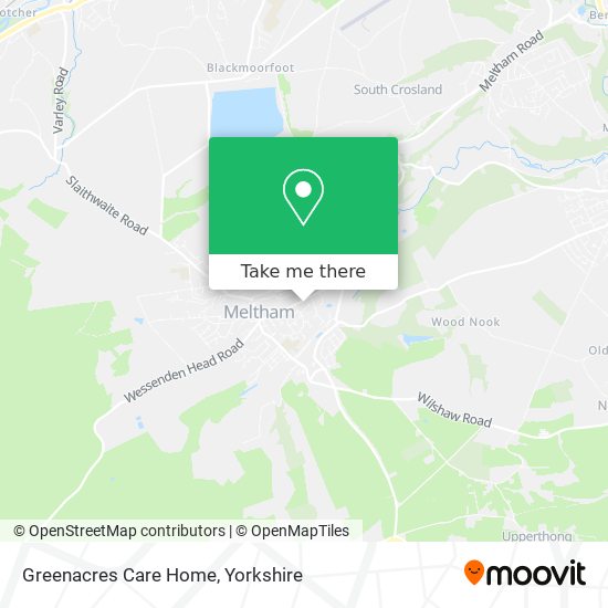 Greenacres Care Home map