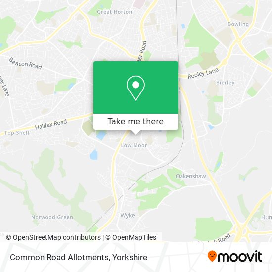 Common Road Allotments map