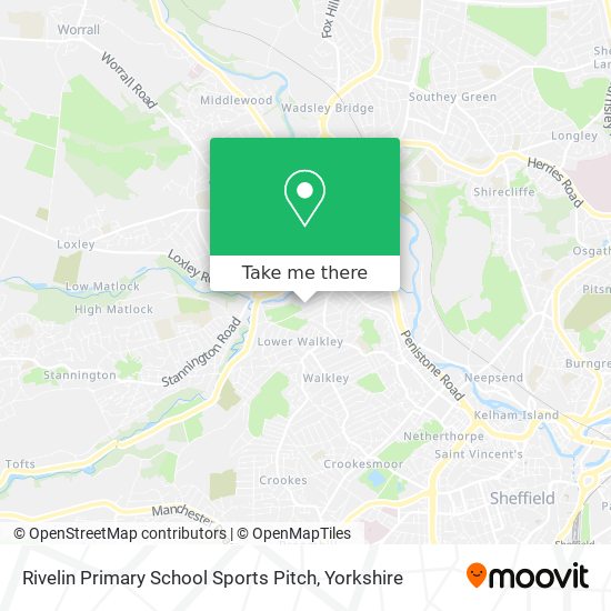 Rivelin Primary School Sports Pitch map