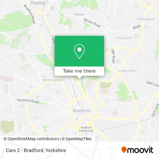 Cars 2 - Bradford map