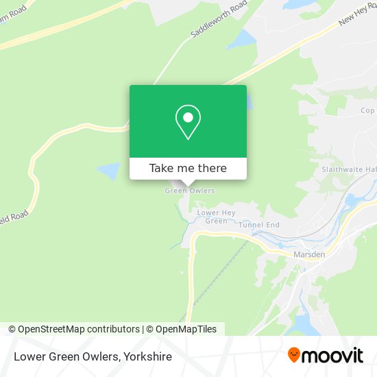 Lower Green Owlers map