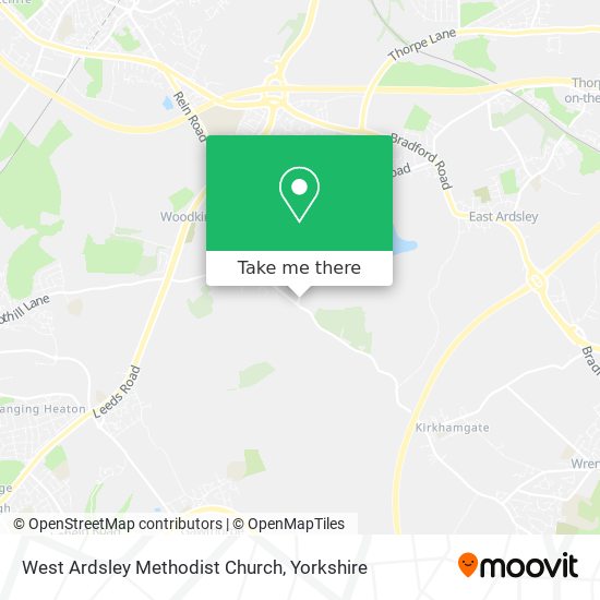 West Ardsley Methodist Church map