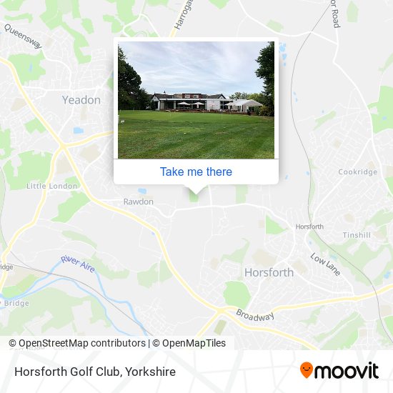 Horsforth Golf Club map