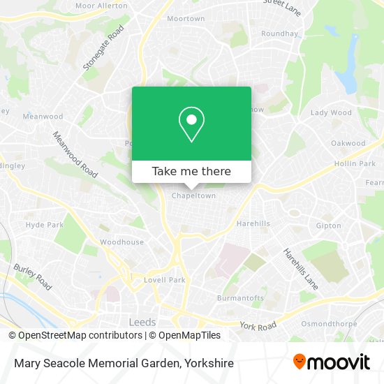 Mary Seacole Memorial Garden map