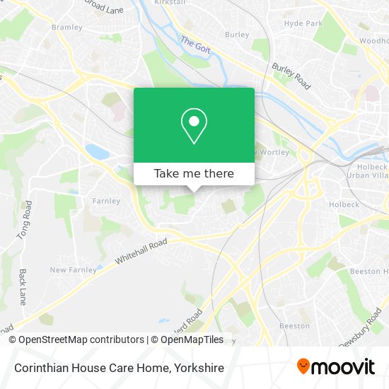 Corinthian House Care Home map
