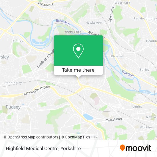 Highfield Medical Centre map