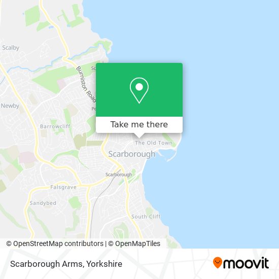 Scarborough Arms map