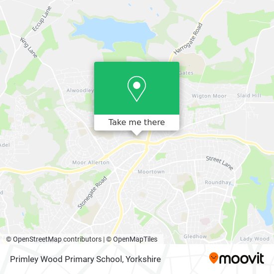 Primley Wood Primary School map