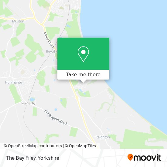 The Bay Filey map