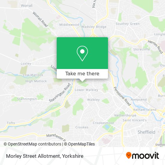 Morley Street Allotment map