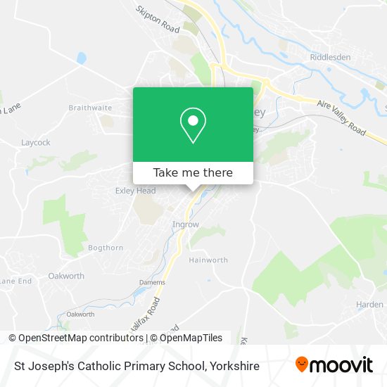 St Joseph's Catholic Primary School map