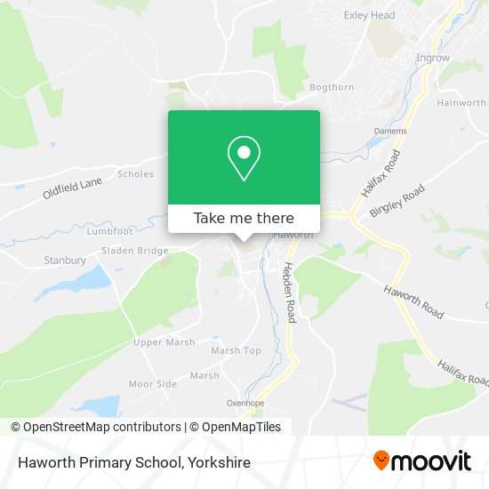 Haworth Primary School map