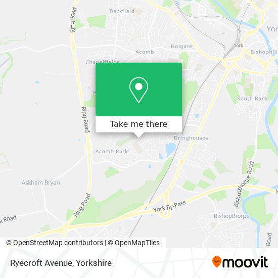 Ryecroft Avenue map