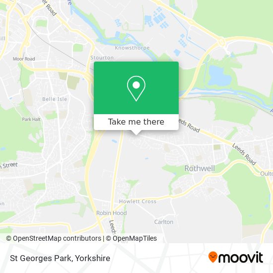 St Georges Park map