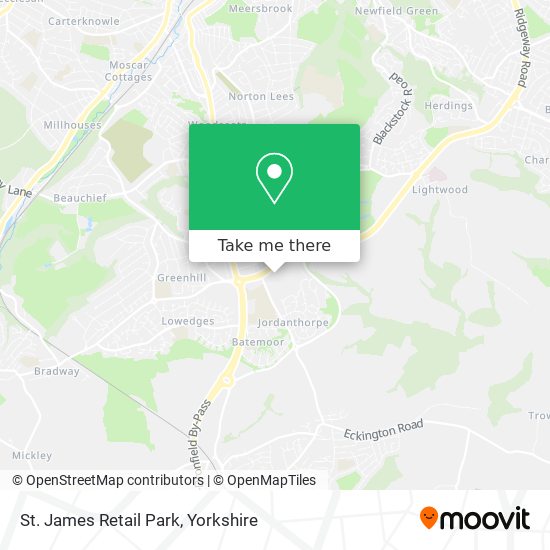 St. James Retail Park map