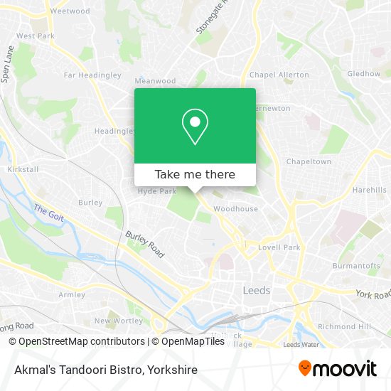 Akmal's Tandoori Bistro map