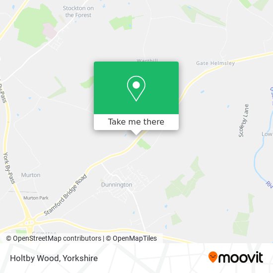 Holtby Wood map