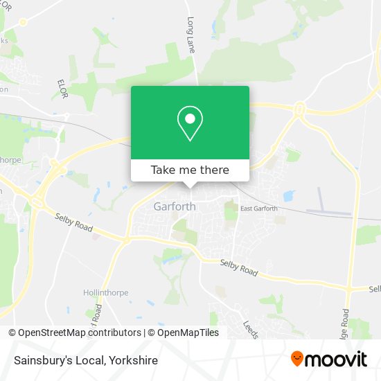 Sainsbury's Local map