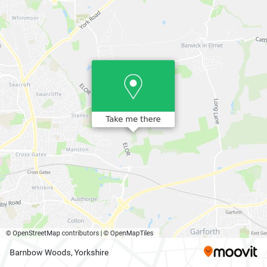 Barnbow Woods map