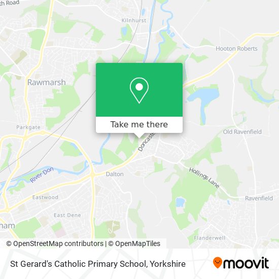 St Gerard's Catholic Primary School map