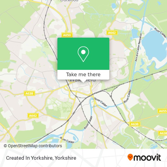 Created In Yorkshire map