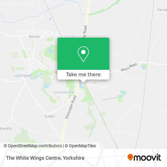 The White Wings Centre map