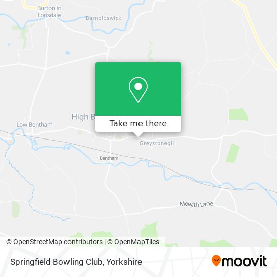 Springfield Bowling Club map