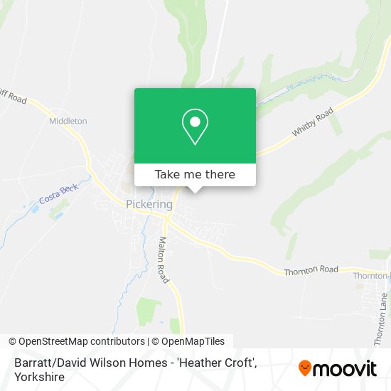 Barratt / David Wilson Homes - 'Heather Croft' map