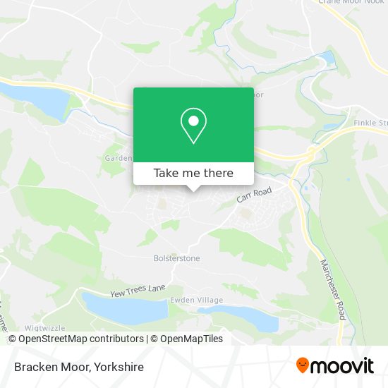 Bracken Moor map
