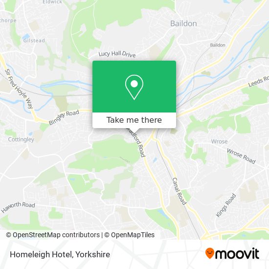 Homeleigh Hotel map