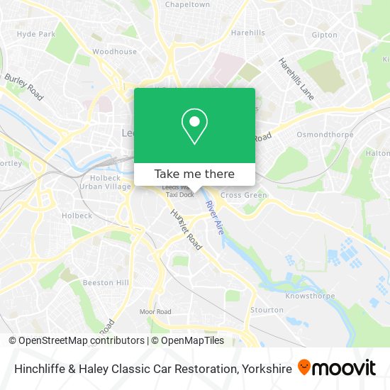 Hinchliffe & Haley Classic Car Restoration map