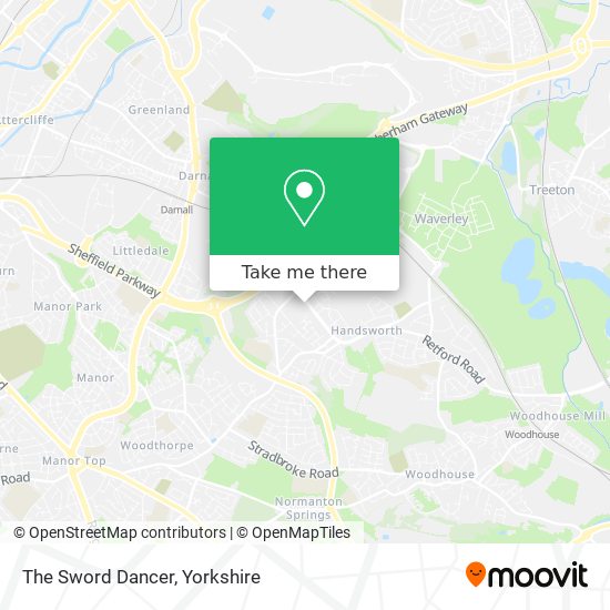 The Sword Dancer map