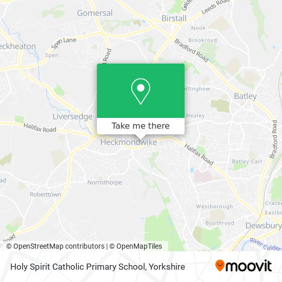 Holy Spirit Catholic Primary School map