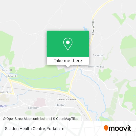 Silsden Health Centre map