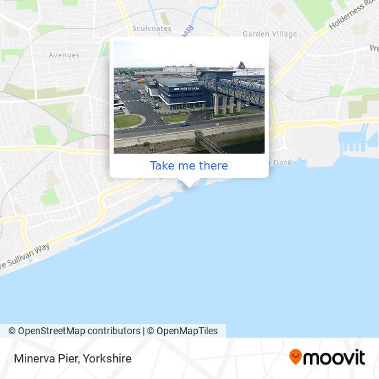 Minerva Pier map
