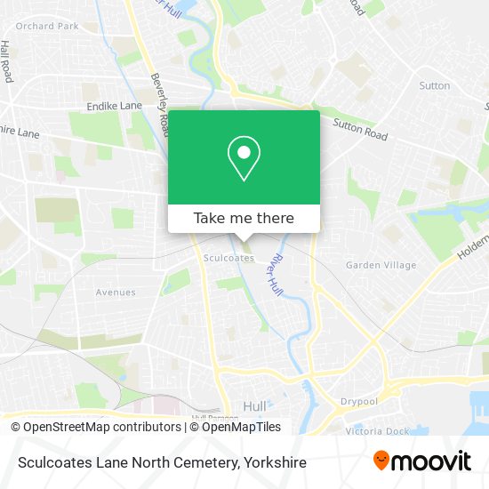 Sculcoates Lane North Cemetery map